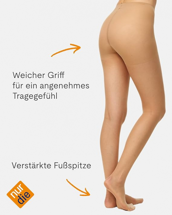 Dres dama Nur Die (pachet de 3), 20 DEN, marime 54-56 [4]