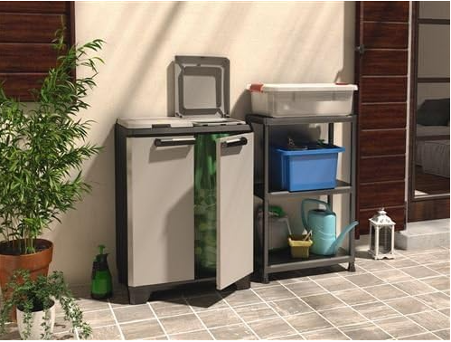 Dulap cu sistem de reciclare Keter cu 2 compartimente [5]