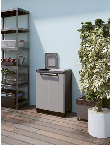 Dulap cu sistem de reciclare Keter cu 2 compartimente [4]