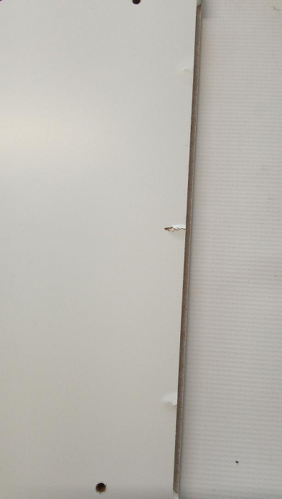 Dulap de baie suspendat Relaxdays, MDF, din bambus, 2 niveluri, alb-maro [5]