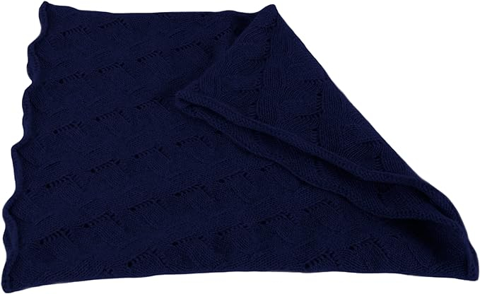 Esarfa pentru barbati Love Cashmere, 100% Caşmir, bleumarin [4]