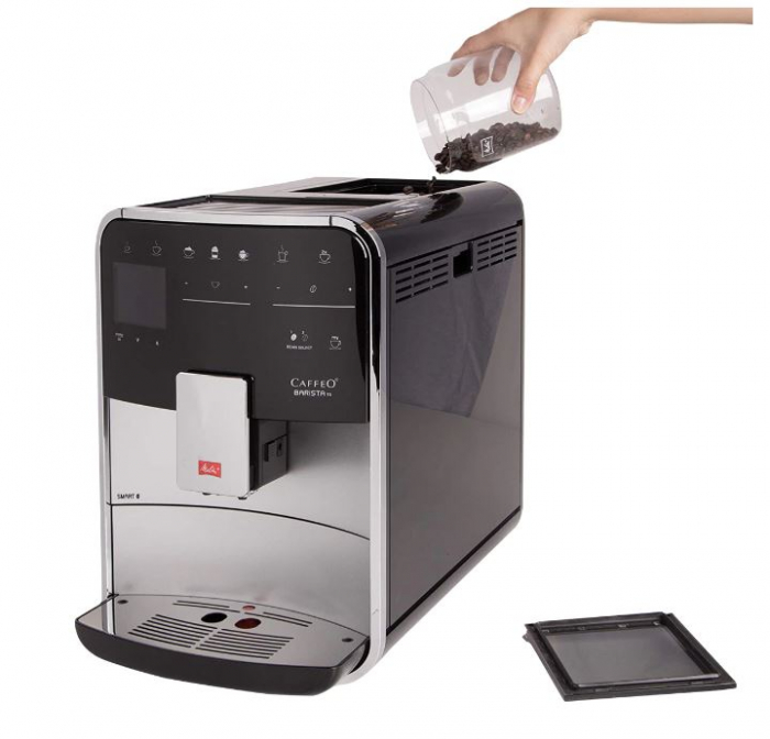 Espressor Automat Melitta Barista TS Smart SST F860-100, 1450W, Argintiu/Negru [4]