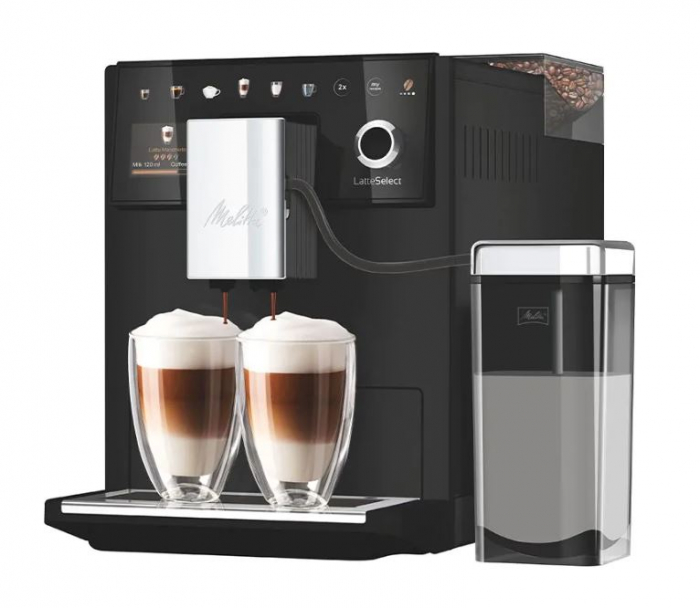 Espressor automat Melitta Latte Select F630-212, 1400W, Negru [3]