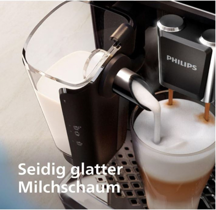 Espressor automat Philips LatteGo EP5441/50, 1500 W, Rasnita ceramica, 12 bauturi, Negru [5]