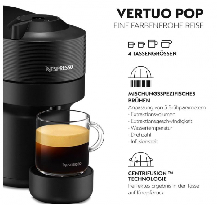Espressor capsule Nespresso De'Longhi ENV90.B Vertuo Pop [9]