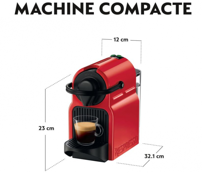 Espressor cu capsule Nespresso Krups Inissia YY1531FD, rosu [10]