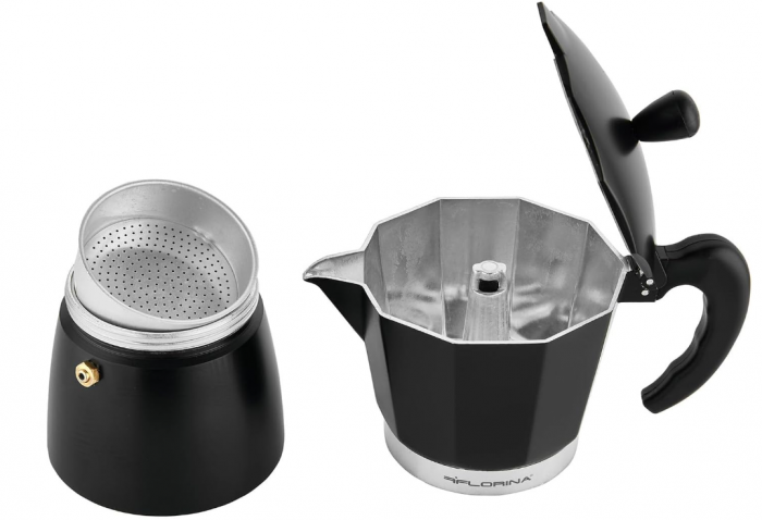 Espressor de cafea FLORINA Macchiato, aluminiu, 6 cești (250 ml) [5]