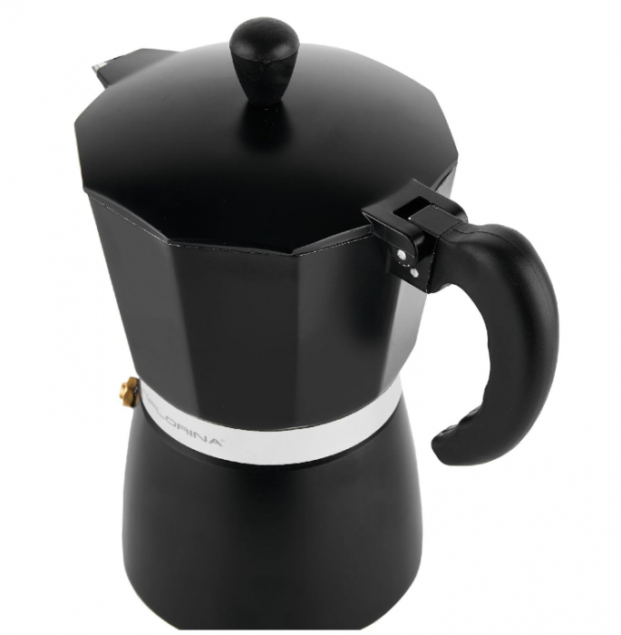 Espressor de cafea FLORINA Macchiato, aluminiu, 6 cești (250 ml) [4]