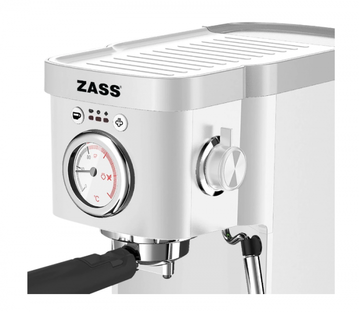 Espressor de cafea Zass ZEM 08, presiune 20 bari, rezervor 1,2L detasabil [3]