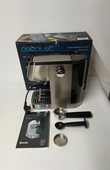 Espressor manual Cecotec Power Espresso 20 Steel Pro, 1350 W, 20 bar [2]