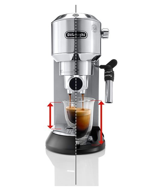 Espressor manual DELONGHI Dedica Style EC 685.M, 1.1l, 1350W, 15 bar, sistemul Cappuccino [10]