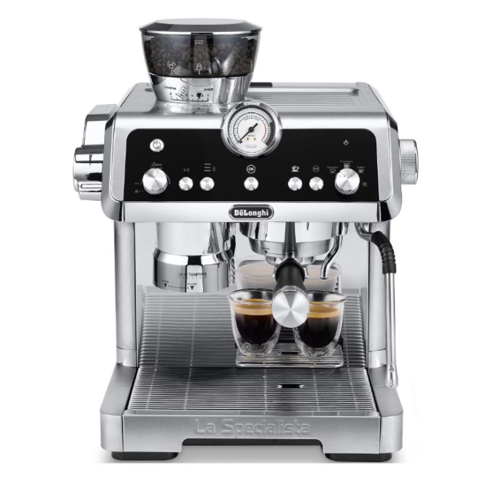 Espressor manual DeLonghi La Specialista Prestigio EC 9355.M, 1450 W, 19 bari, Argintiu [1]
