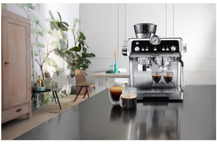 Espressor manual DeLonghi La Specialista Prestigio EC 9355.M, 1450 W, 19 bari, Argintiu [12]
