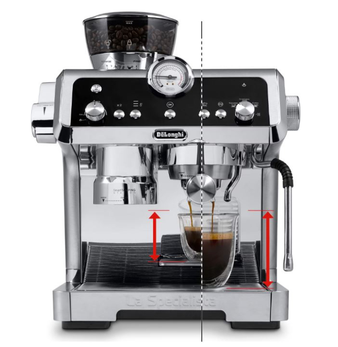 Espressor manual DeLonghi La Specialista Prestigio EC 9355.M, 1450 W, 19 bari, Argintiu [10]