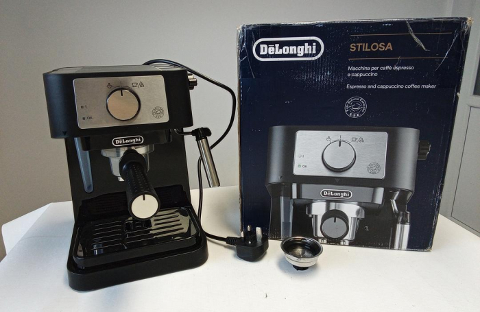 Espressor manual DELONGHI Stilosa EC260.BK, 1L, 1100W, 15 bar, negru [2]
