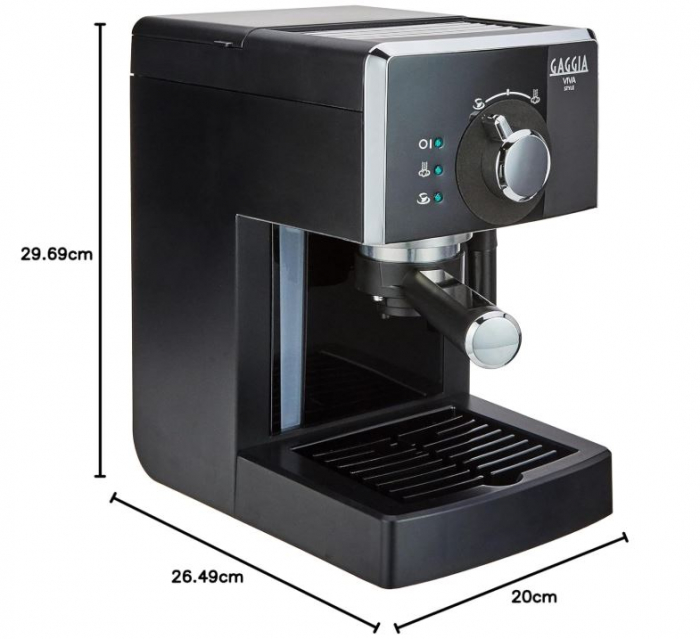 Espressor manual Gaggia Viva Style RI8433/11, Negru [11]
