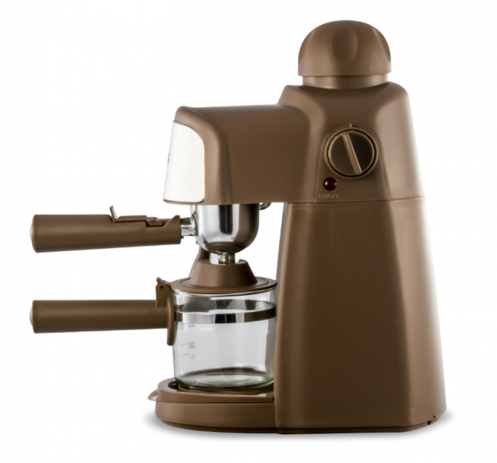 Espressor manual Zass ZEM 05, 800W, Dispozitiv Cappuccino, Maro [3]