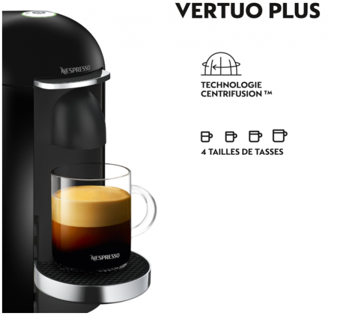 Espressor Nespresso Krups Vertuo YY2779FD Cafe, 1260 W, 1.8 L, negru [3]