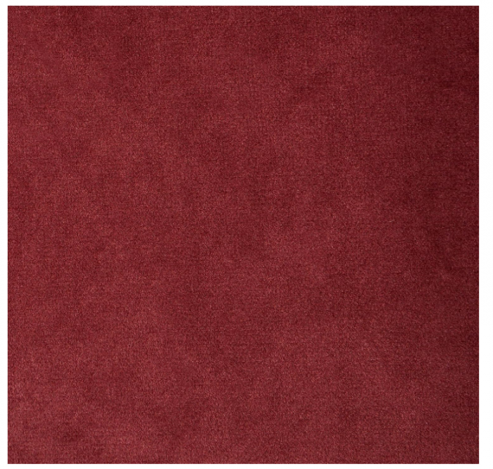 Eurofirany Draperie moale din catifea, opacă, simplă, cu bandă Rufflette pentru șină, 140 x 270 cm, Bordeaux închis [4]