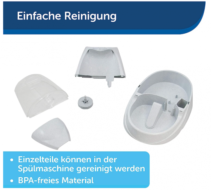 Fântână de apă PetSafe Drinkwell Platinum cu debit reglabil 5L [5]