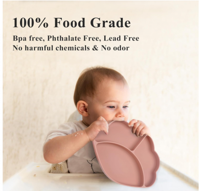 Farfurie pentru bebe COTTONBEBE cu ventuza, lingură + furculiță [3]