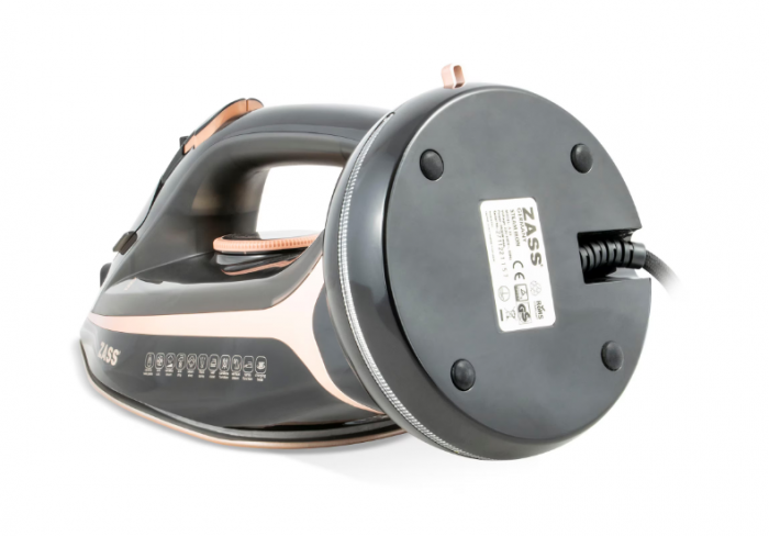 Fier de calcat cu abur 2 in 1 Zass A 20, 2600W, Jet de abur 140 g/min, talpa ceramica, rezervor apa 300 ml [6]