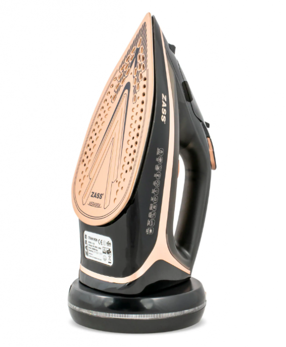 Fier de calcat cu abur 2 in 1 Zass A 20, 2600W, Jet de abur 140 g/min, talpa ceramica, rezervor apa 300 ml [3]