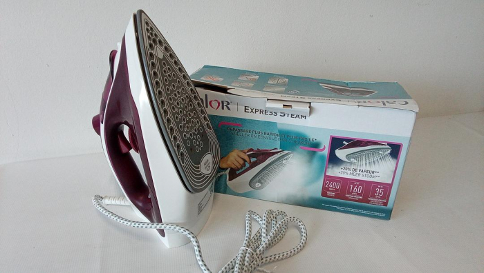 Fier de calcat cu abur Calor Express, 2400 W, talpa ceramica, FV2835C0 [2]