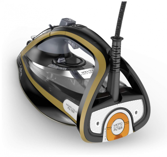 Fier de călcat cu abur Calor, până la 260 g/min aburi, FV9839C0, 350 ml, negru/auriu [6]