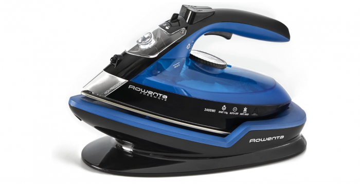 Fier de călcat cu abur fără fir Rowenta De5010 Freemove, 2400 W, 250 ml, abur 120 g/min [1]