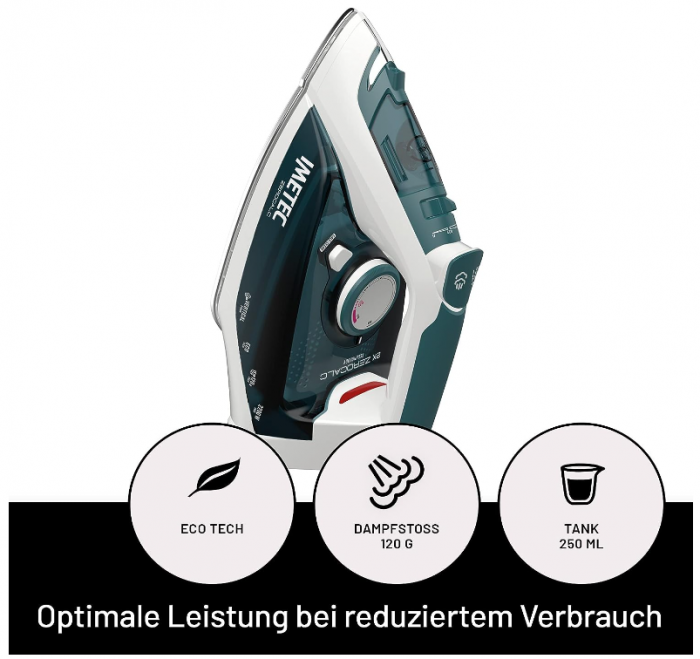 Fier de călcat cu abur Imetec Zerocalc Z1 2500, Tehnologie anticalcar 2200 W [5]