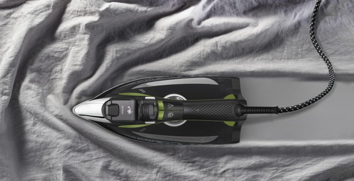 Fier de călcat cu abur Rowenta DW6330D1 Eco Intelligence, 2500 W, 1 litru, negru/verde [11]