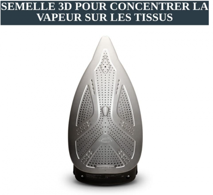 Fier de călcat cu abur Rowenta DW6330D1 Eco Intelligence, 2500 W, 1 litru, negru/verde [6]