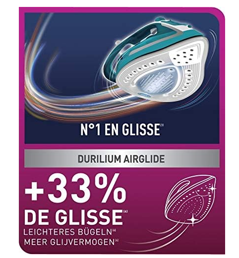 Fier de calcat cu aburi Calor Easygliss Plus FV5719C0, 2500 W, albastru [6]