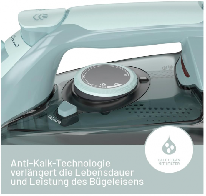 Fier de călcat cu aburi Imetec Perfect Comfort, Presiune abur 140g, 2200W [7]