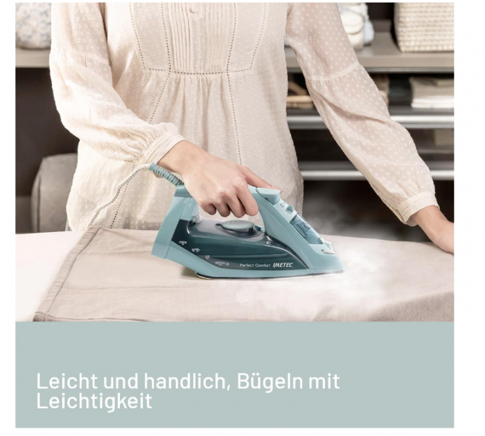 Fier de călcat cu aburi Imetec Perfect Comfort, Presiune abur 140g, 2200W [4]