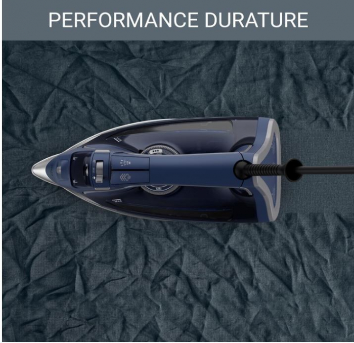 Fier de calcat cu aburi Rowenta DW8215D1 PRO, 2800W, 45g/min, albastru [9]