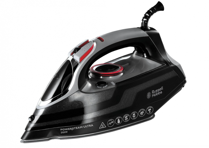 Fier de călcat cu aburi Russell Hobbs, 20630-56, priza UK, 45 g de abur continuu, 3100 W [1]