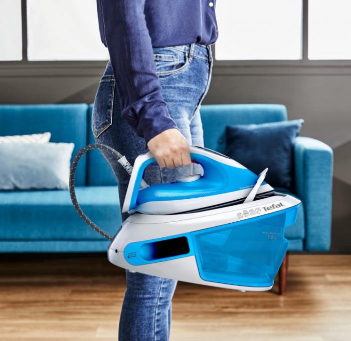 Fier de calcat de abur Tefal SV8002 Express Airglide, 2800 W, Talpa Durilium, 5,9 bar [9]