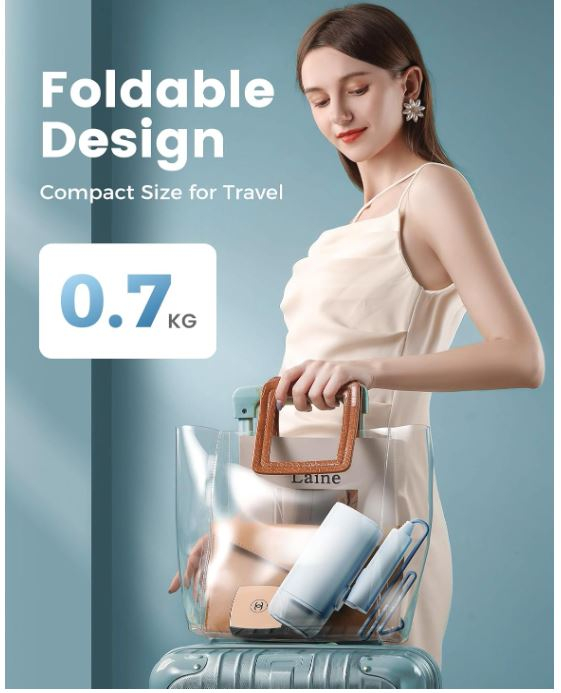 Fier de călcat vertical cu aburi Mioduro, pliabil, 30 g/min, 2000 W, alb [7]