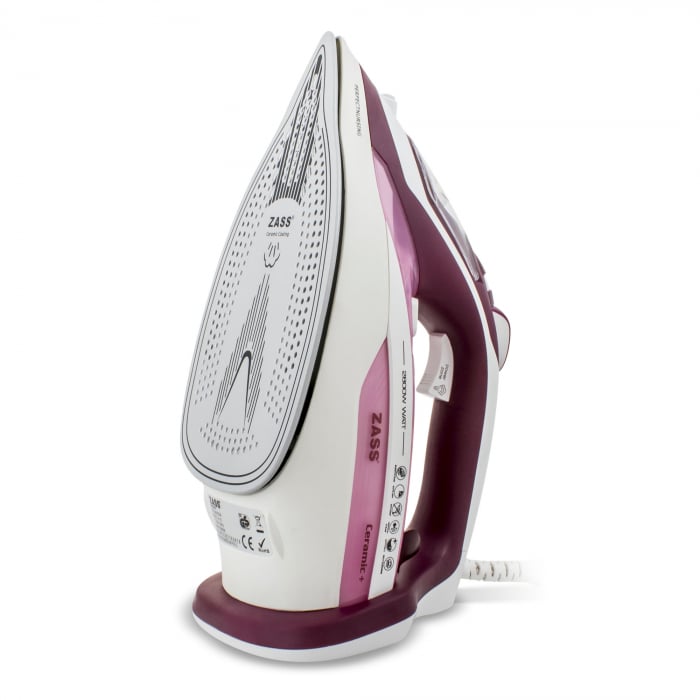 Fier de calcat Zass A 10, 2800W, calcator cu talpa ceramica+ calcare verticala, Jet 160g/min [2]