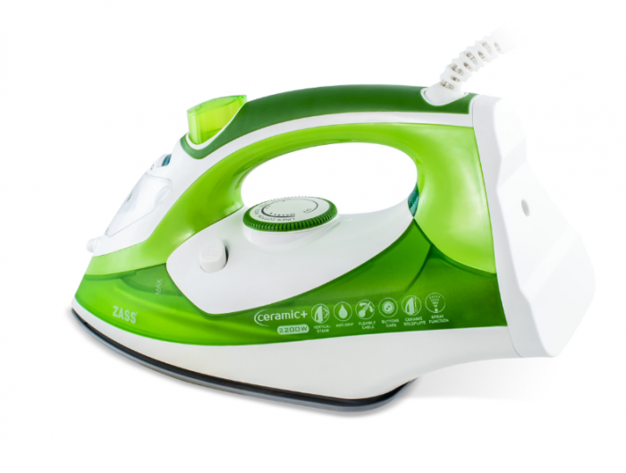 Fier de calcat Zass A 15, 2200W, talpa ceramica+, calcare verticala, Jet 120g/min [5]