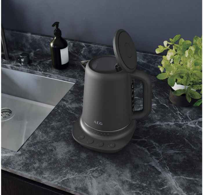 Fierbător AEG K7-1-6BP, 1.7L, afișaj LED, gri [4]