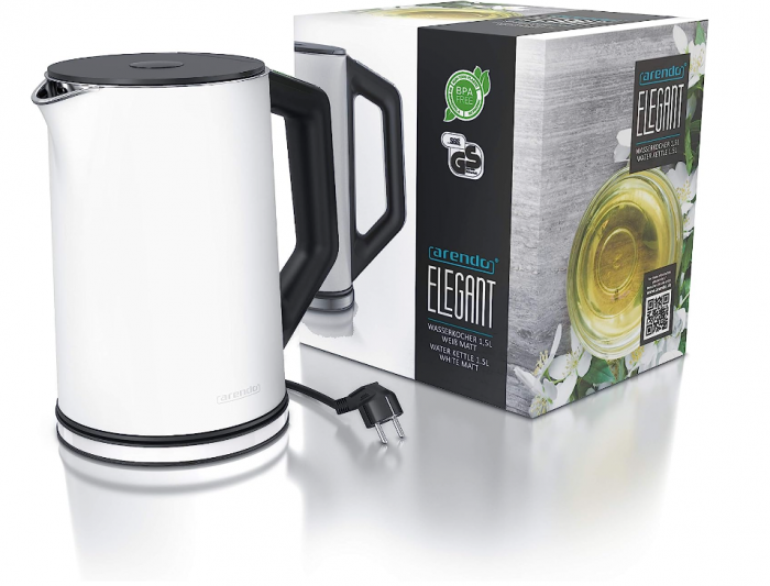 Fierbător apa Arendo din oțel inoxidabil, 40-100 de grade, 1,5 litri, 2200 W, GS [7]