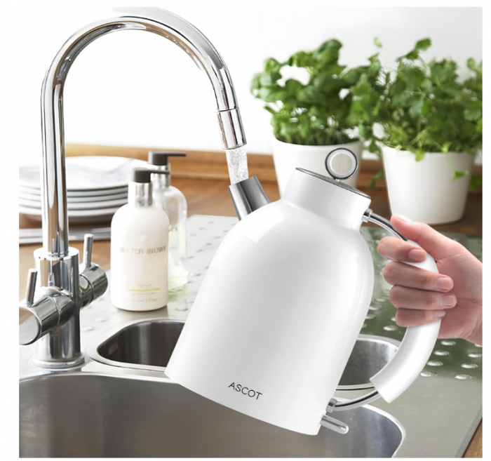 Fierbător apa ASCOT, ceainic electric de 1,6 litri, 2200 w [5]