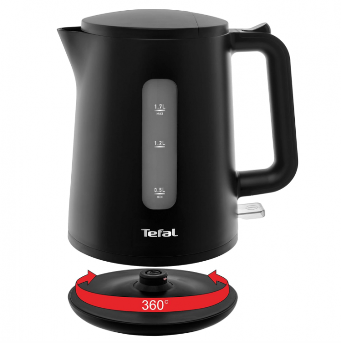 Fierbător apa Tefal Principio Select KO2008 , 2400 W, 1,7 L, negru mat [6]