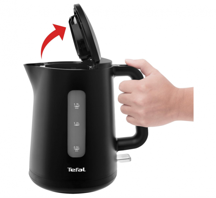 Fierbător apa Tefal Principio Select KO2008 , 2400 W, 1,7 L, negru mat [7]