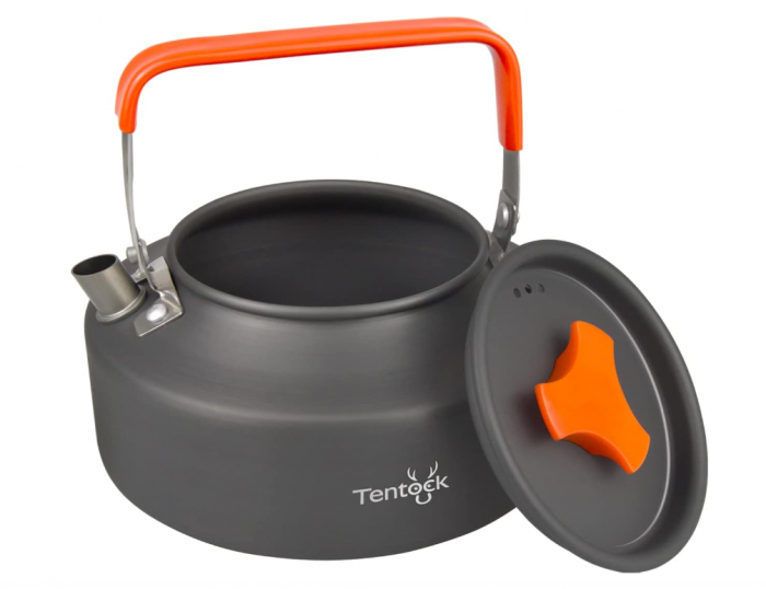Fierbător/Ceainic Tentock pentru camping, de 1L, din aluminiu [1]
