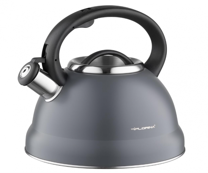 Fierbător de ceai FLORINA din oțel inoxidabil, 2.5 L, gri [4]