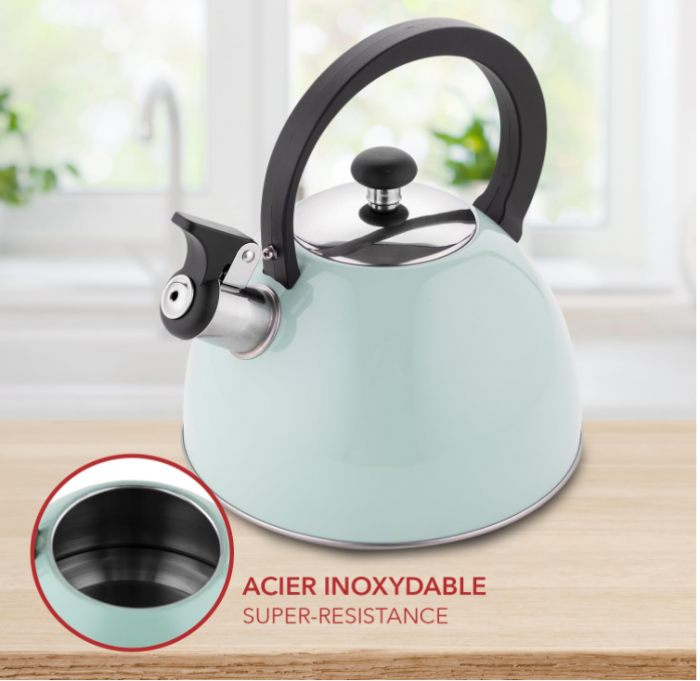 Fierbător de ceai FLORINA din oțel inoxidabil, 2.5 L, verde [5]